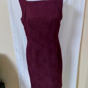 Banana Republic Burgundy Maroon Sleeveless Dress 6